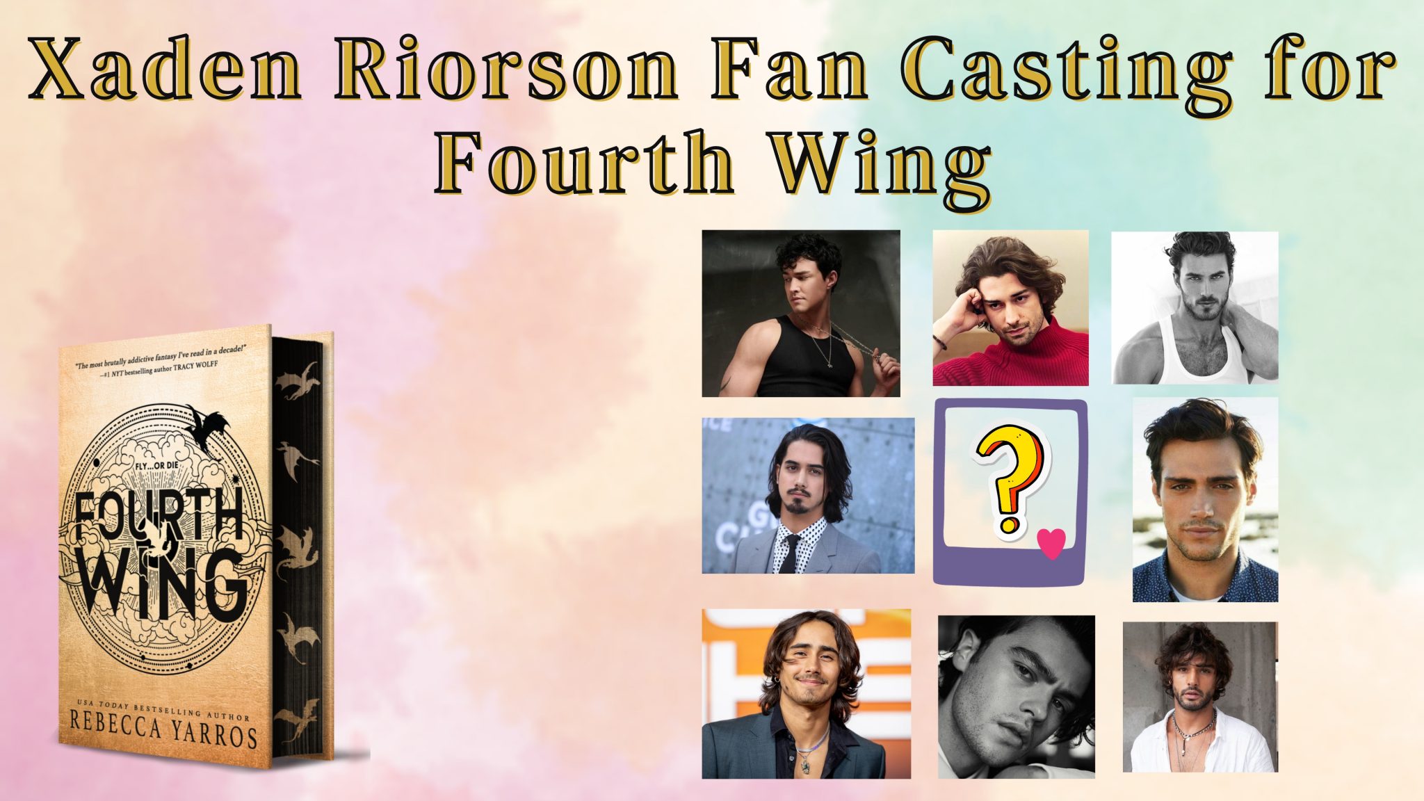 Xaden Riorson Fan Casting for Fourth Wing Empyrean Riders