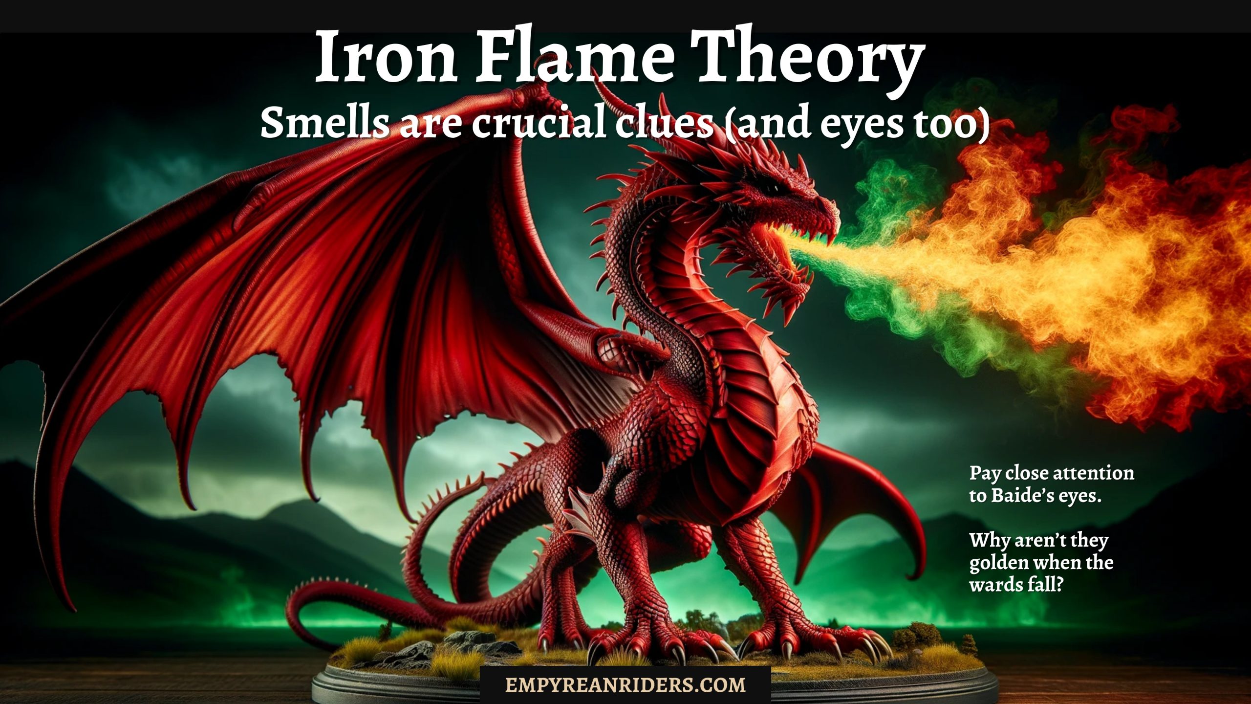 Iron Flame Theory: Smells are crucial clues (eyes too!) – Empyrean